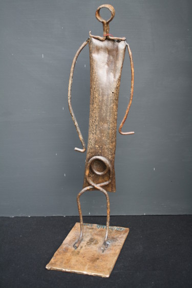 Sculpture intitulée "Lassitude 2" par Gaëtan Grimaud, Œuvre d'art originale, Métaux