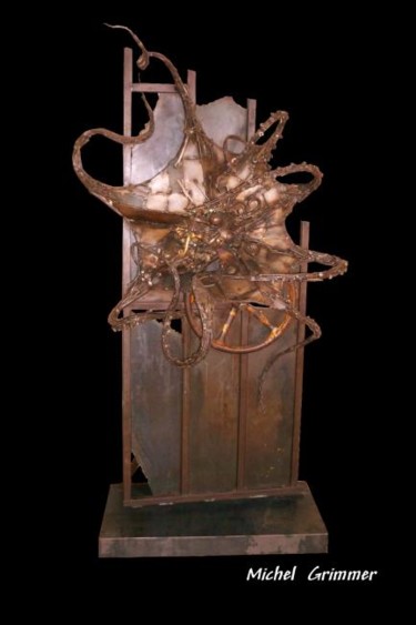 Sculpture intitulée "20000  Lieux sous l…" par Michel Grimmer, Œuvre d'art originale, Métaux
