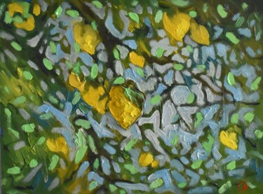Painting titled "lemons" by Grigorii Zulkarniaev, Original Artwork, Oil