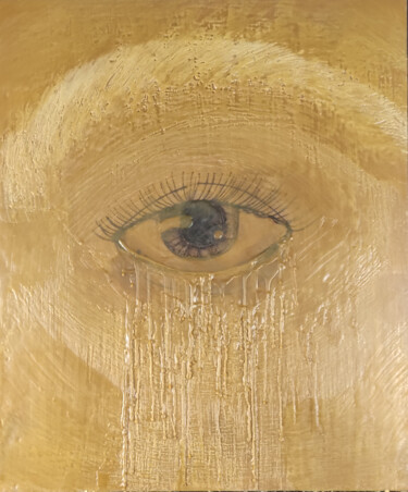 Картина под названием "A.I" - Groeck, Подлинное произведение искусства, Энкаустический