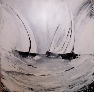 Peinture intitulée "le-calme-retrouve-7…" par Colette Grolleau, Œuvre d'art originale