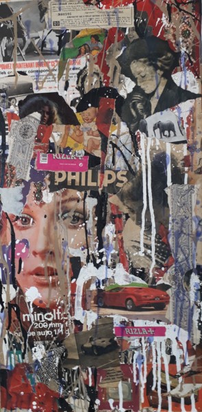 Schilderij getiteld "rizla-philips-30-x-…" door Groovy, Origineel Kunstwerk