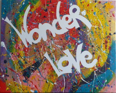 Peinture intitulée "Wonder Love" par Benjamin Grosgeorge (Ben Gen), Œuvre d'art originale, Acrylique