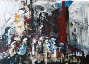 Time traveler series Painting titled "Time traveler series" by Denisa Grosu, Original Art, Acrylic