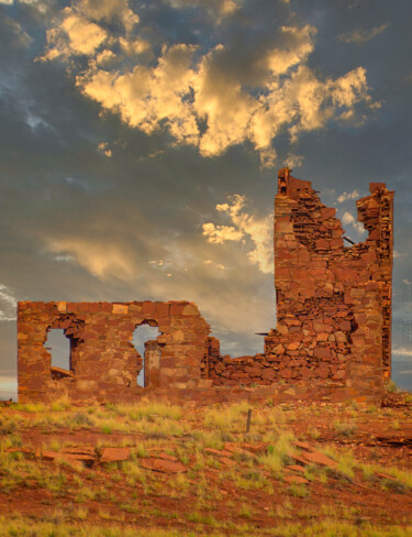 Fotografía titulada "Ruins near Meteor C…" por Citellus, Obra de arte original, Fotografía digital
