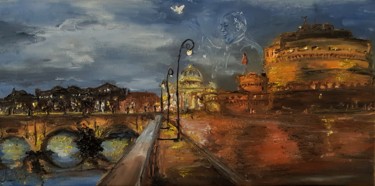 Painting titled "Catholicism - Roma" by Peter Grundtner, Original Artwork, Oil