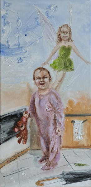 Painting titled "Next Generation - F…" by Peter Grundtner, Original Artwork, Oil