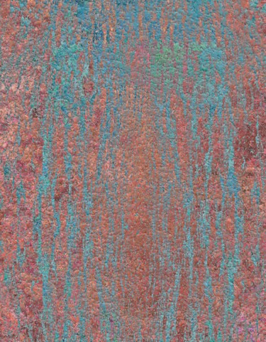 Arts numériques intitulée "Blue Rain #1" par Grymc, Œuvre d'art originale, Peinture numérique