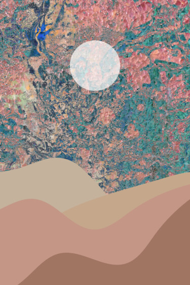 Digital Arts titled "Starry Night #2" by Grymc, Original Artwork, Digital Painting