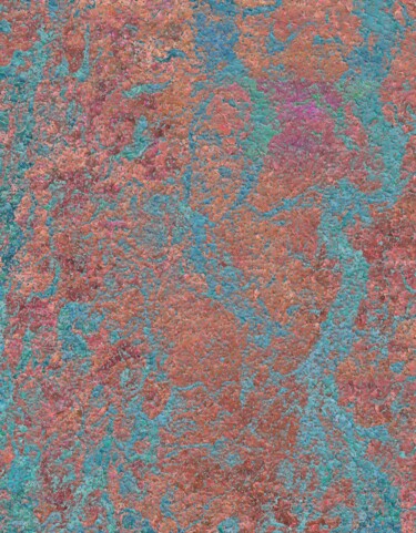 Digitale Kunst mit dem Titel "Blue Rain #5" von Grymc, Original-Kunstwerk, Digitale Malerei