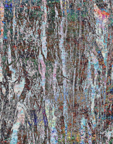 Digital Arts titled "Into the Woods #3" by Grymc, Original Artwork, Digital Painting