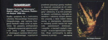 Fotografia zatytułowany „recenzja w Fotokuri…” autorstwa Grzegorz Pawlonka, Oryginalna praca, Fotografia cyfrowa