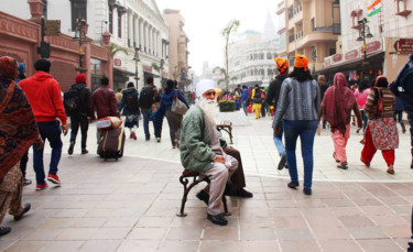 Fotografie getiteld "Amritsar 4 - n°1/10" door Gilles Prevot, Origineel Kunstwerk, Digitale fotografie