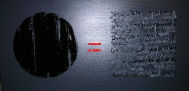 제목이 "SIGNES 1"인 미술작품 Gérard Suissia로, 원작, 기름