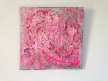 Peinture intitulée "Pink Way" par Gu Lagalerie, Œuvre d'art originale, Acrylique