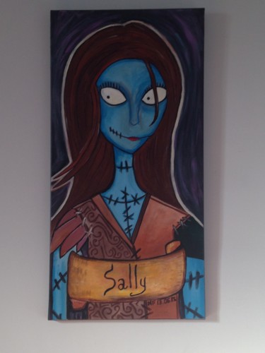 Painting titled "Sally Revisited" by Gu Lagalerie, Original Artwork, Acrylic