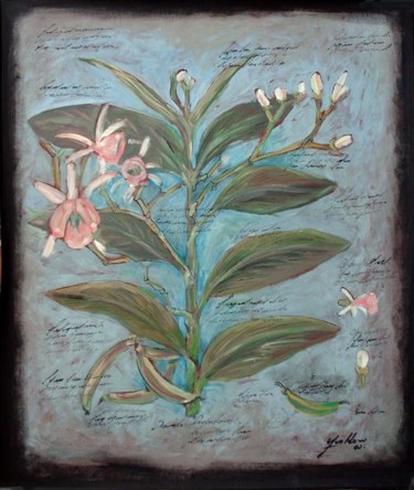 Painting titled "Botanica fantástica…" by Eduardo Gualdoni, Original Artwork