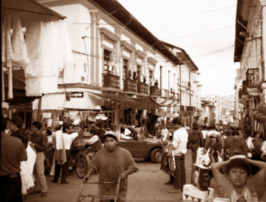 Photographie intitulée "centro histórico" par Guillermo Aurelio Barón Cabut, Œuvre d'art originale