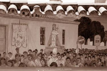 Fotografie mit dem Titel "Mural callejero en…" von Guillermo Aurelio Barón Cabut, Original-Kunstwerk