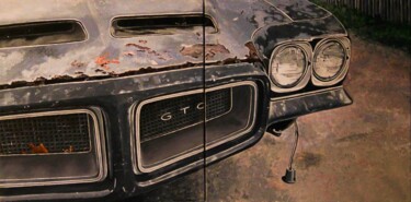 Pontiac Peinture intitulée "Pontiac" par Константин Губанов, Œuvre d'art originale, Acrylique Monté sur Châssis