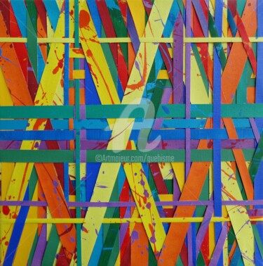 Malerei mit dem Titel "XX" von Thierry Guého, Original-Kunstwerk, Acryl