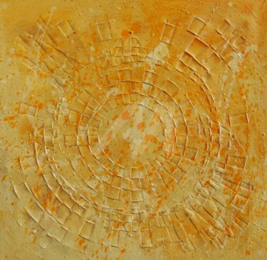 Peau de Dragon d'or Ζωγραφική με τίτλο "Peau de Dragon d'or" από Thierry Guého, Αυθεντικά έργα τέχνης, Ακρυλικό