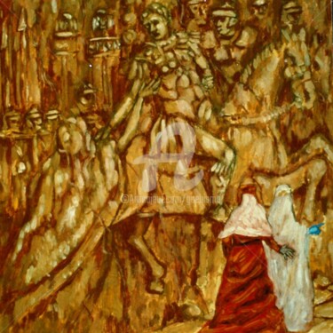 Peinture intitulée "Corniche de l'Orgue…" par Thierry Guého, Œuvre d'art originale, Huile