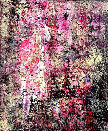 Картина под названием "Abstraction 1169" - Jean François Guelfi, Подлинное произведение искусства, Акрил Установлен на Дерев…