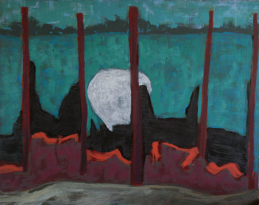 Malerei mit dem Titel "2011-2" von Guénaël Henrion, Original-Kunstwerk, Acryl