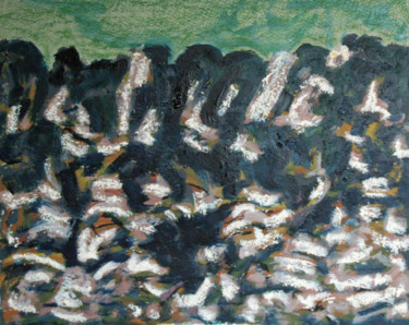 Peinture intitulée "série " les Causses…" par Guénaël Henrion, Œuvre d'art originale, Huile Monté sur Panneau de bois