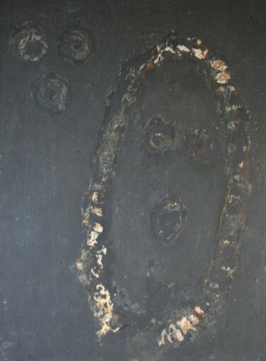 Ζωγραφική με τίτλο "rêve" από Guénaël Henrion, Αυθεντικά έργα τέχνης, Ακρυλικό Τοποθετήθηκε στο Ξύλινο φορείο σκελετό