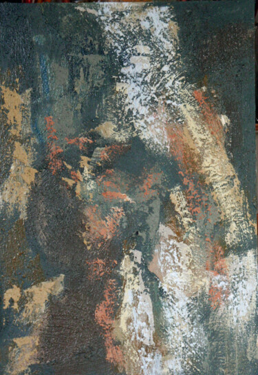 Картина под названием "Argoat 5" - Guénaël Henrion, Подлинное произведение искусства, Акрил Установлен на Деревянная рама дл…