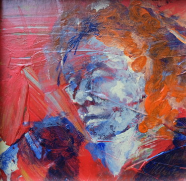Malerei mit dem Titel "Janet 2" von Günter Hubert Winterscheid, Original-Kunstwerk, Acryl