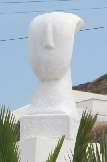 Γλυπτική με τίτλο "Naxos Sepp hommage…" από Günter Hubert Winterscheid, Αυθεντικά έργα τέχνης, Πέτρα