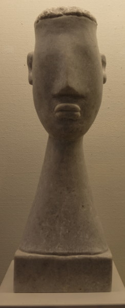 Γλυπτική με τίτλο "cycladic idol" από Günter Hubert Winterscheid, Αυθεντικά έργα τέχνης, Πέτρα