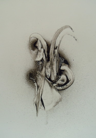 "ELANOR Peinture abs…" başlıklı Tablo Guenzone tarafından, Orijinal sanat, Sprey boya