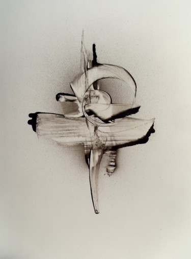 Peinture intitulée "SINYA  Peinture abs…" par Guenzone, Œuvre d'art originale, Bombe aérosol