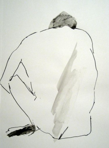 Peinture intitulée "Nu - 365" par Guernez, Œuvre d'art originale