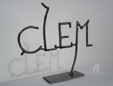Sculpture intitulée "CLEMENTINE .jpg" par Gueryn, Œuvre d'art originale, Métaux