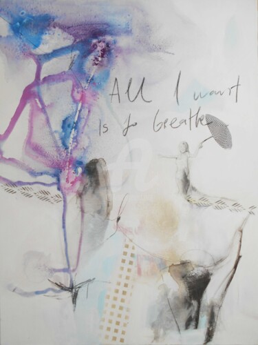 Peinture intitulée "All I want is to br…" par Gugi Goo, Œuvre d'art originale, Acrylique