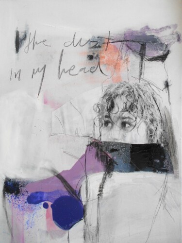 Peinture intitulée "The dust in my head" par Gugi Goo, Œuvre d'art originale, Huile