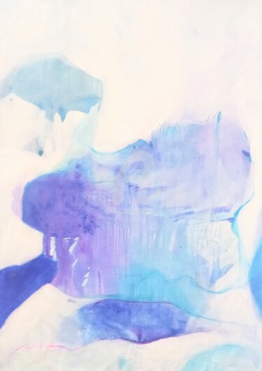 Painting titled "Despedidas (Invisib…" by Gugi Goo, Original Artwork, Acrylic