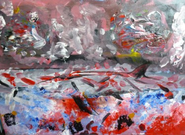 Painting titled "Astratto 03" by Guglielmo Arcieri, Original Artwork