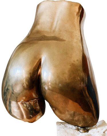 Скульптура под названием "Figura neoclassica" - Guglielmo Ferraiola, Подлинное произведение искусства, Бронза