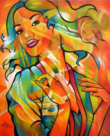 l'escarpolette 60x73 ©2017 par Jeannette Guichard-Bunel