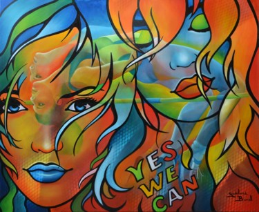 yes we can! 60x73 cm ©2018 par Jeannette Guichard-Bunel