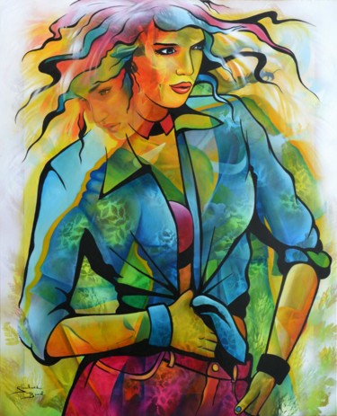 Amor,amor... 81x100 cm ©2017 par Jeannette Guichard-Bunel