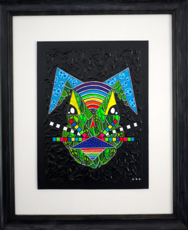 Painting titled "LAPIN  "Animaux FaN…" by Maggy+++, Original Artwork, Acrylic