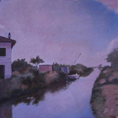 Pintura titulada "Saline  di  Cervia" por Giancarlo Guidi, Obra de arte original, Oleo