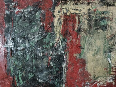 Painting titled "Combustione4" by Guido Guzzo, Original Artwork, Enamel